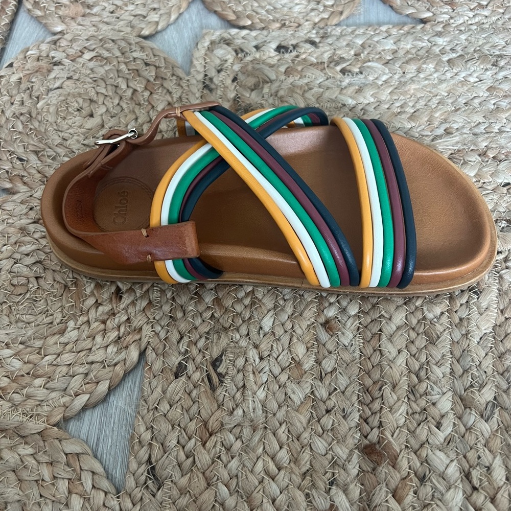Chloé Kacey Multicolor Sandals – Brand New in Box NWT 🌈 - Picture 9 of 13